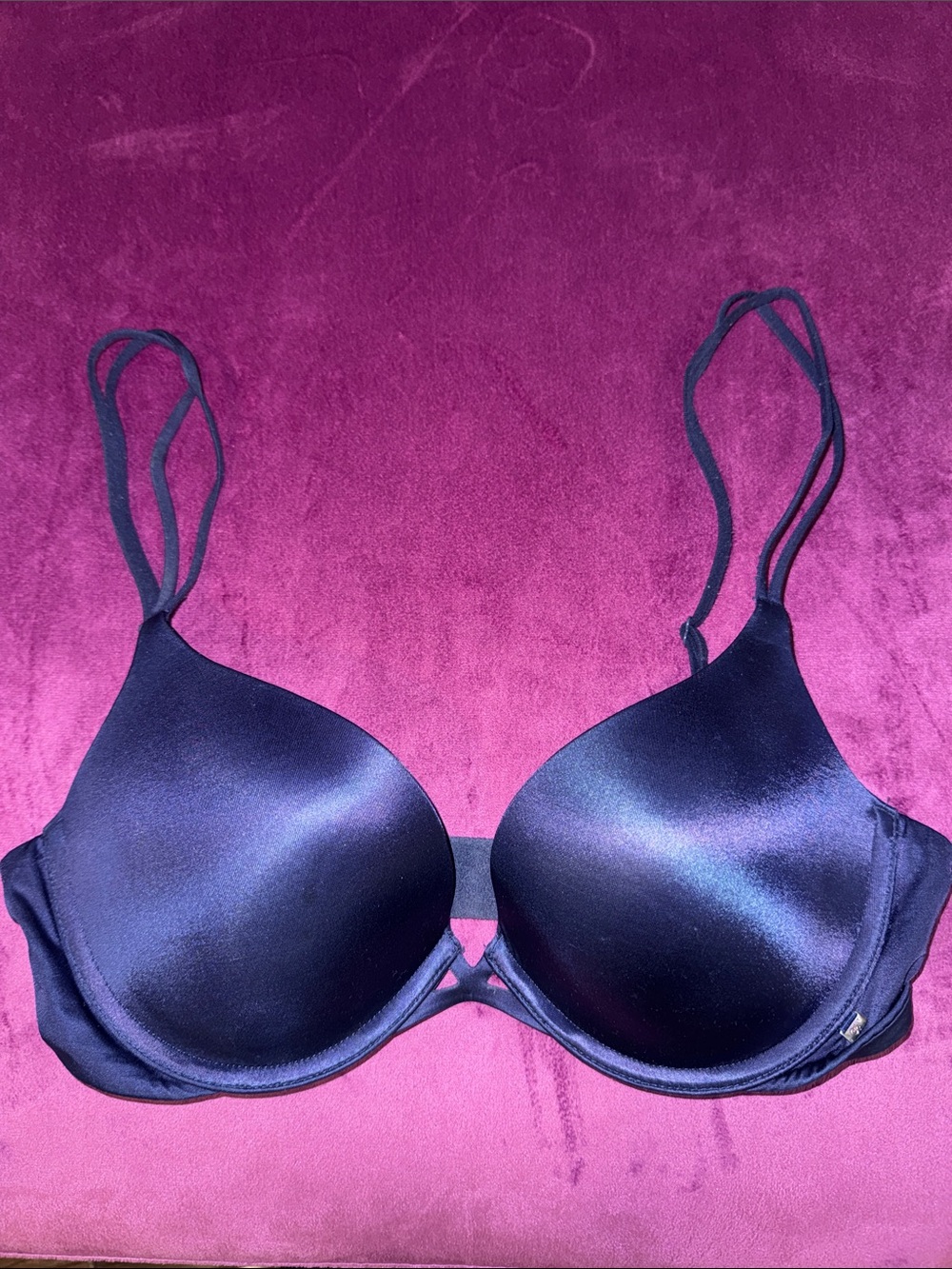 Victoria's Secret Smooth Navy Blue T-Shirt Bra